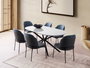 Hanah Home Aura - 3013 Mesa de Comedor Gris Claro